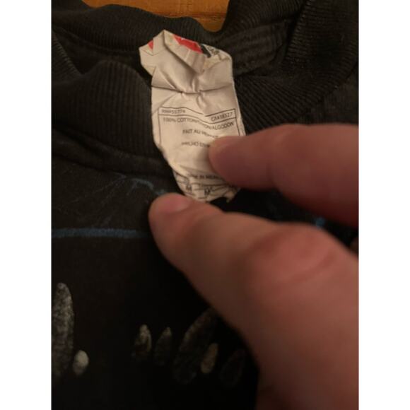 VTG Wolves Native American Dream Catcher Mens Black Graphic T-Shirt Medium - Picture 3 of 8